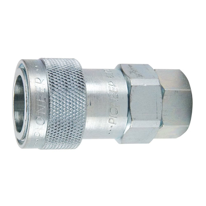 Acoplador Rápido Agrícola Pioneer Parker 5050-4 Serie 5000 Hembra NPTF 1/2-14 en Acero