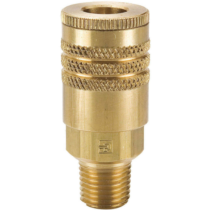 Acoplador Rápido Hembra Parker B52 50 Series Quick Coupler Rosca Macho NPTF 1/4 in en Latón