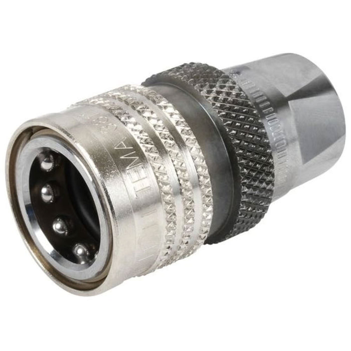 Acoplador Rápido Hidráulico Parker 5010 Serie T Parker Profile Hembra Rosca de 1/2 in en Latón y Acero