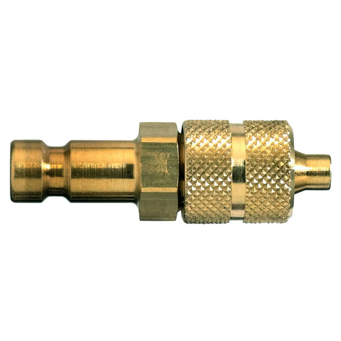 Acoplamiento Rápido Neumático Parker 20SFKO04MXN Macho Serie 20 Paso Recto sin Válvula Conexión Tubo 3x4 mm en Latón