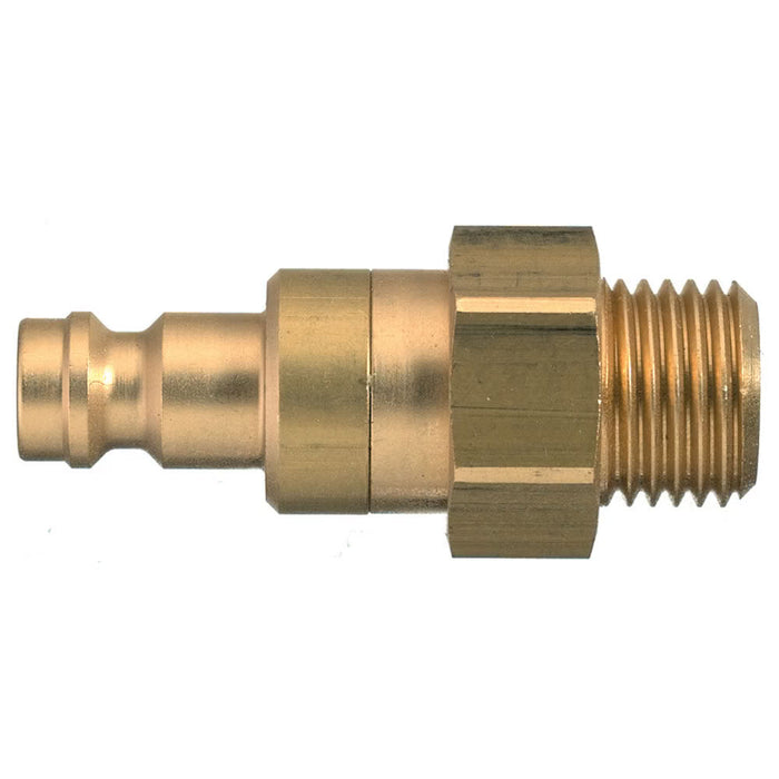 Acoplamiento Rápido Neumático Parker 21SBAW10MPN Macho Serie 21 Doble Cierre Conexión Macho BSPP G1/8 en Latón