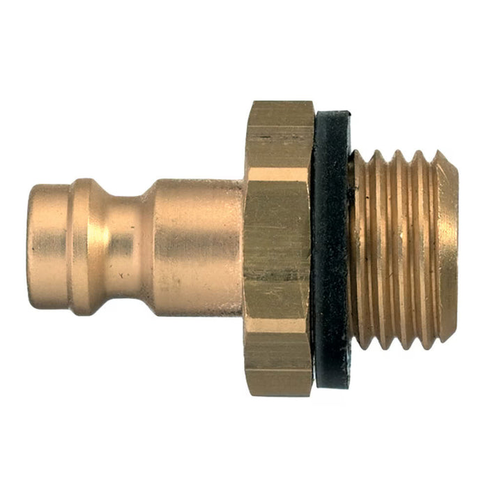 Acoplamiento Rápido Neumático Parker 21SFAW10MXN Macho Serie 21 Paso Recto sin Válvula Conexión Macho BSPP G1/8 en Latón