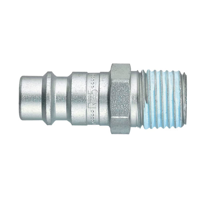 Acoplamiento Rápido Neumático Parker 25SFAK17SXZ Macho Serie 25 Paso Recto sin Válvula Conexión Macho BSPT R3/8 en Acero