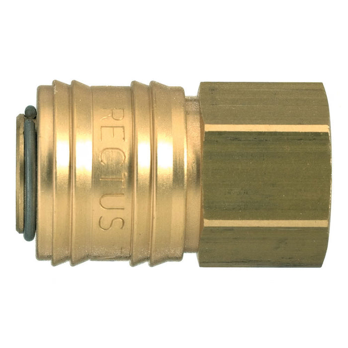 Acoplamiento Rápido Neumático Parker 26KAIW17MPX Hembra Serie 26 Conexión Hembra BSPP G3/8 en Latón