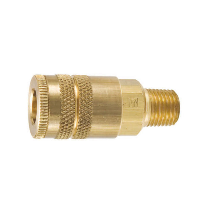 Acople Rápido Parker B22-BULK Serie 20 de 1/4 in NPTF Macho para Aire
