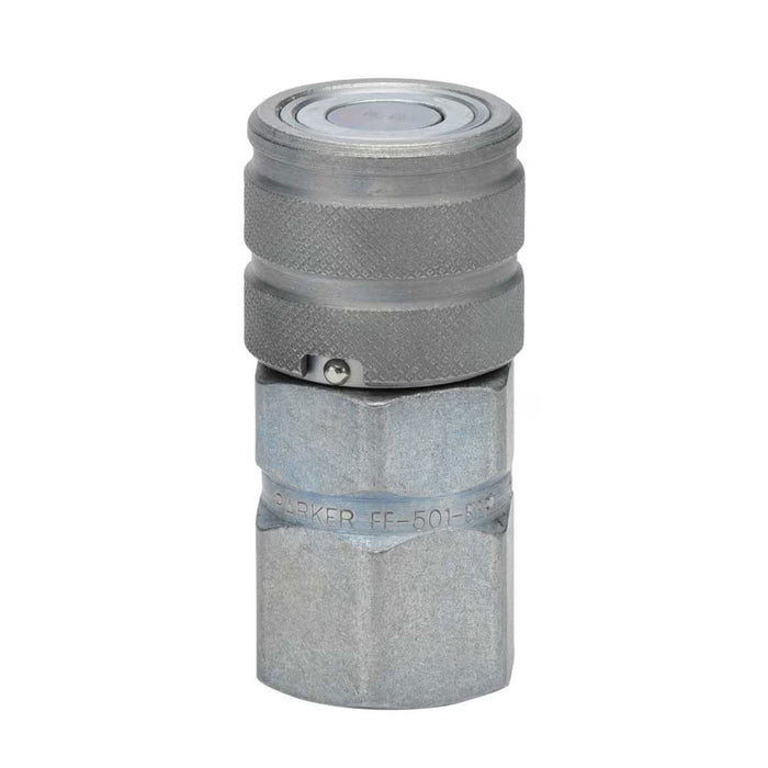 Acople Rápido Parker FF-501-10FO Hembra Cara Plana HTMA de 1/2 in UNF