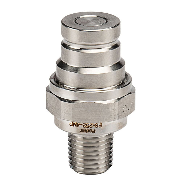 Acople Rápido Parker FS-252-4MP para Transferencia de Fluidos Macho NPTF de 1/4 in
