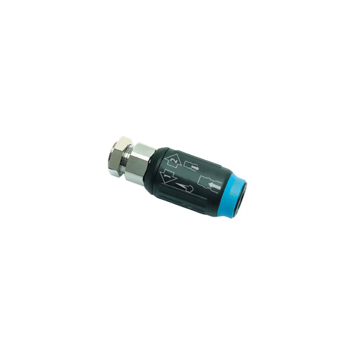 Acople rápido ISO B Parker 9416U06 13 de G 1/4 hembra con válvula de autoventilación