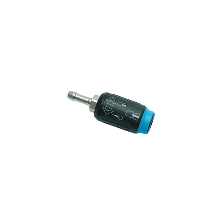Acople rápido ISO B Parker 9421U08 10 para tubo de 10 mm con válvula de autoventilación