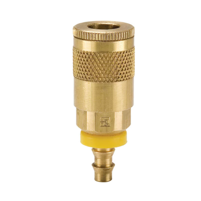 Acople rápido hembra Tru-Flate Parker B10-5BP de 1/4 in para manguera Push-Lok de 3/8 in