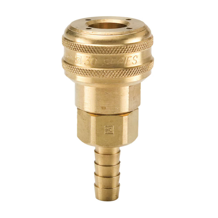 Acople rápido para conectar por empuje serie 30 Parker B38-7B de latón de 3/4 in para manguera de 3/4 in