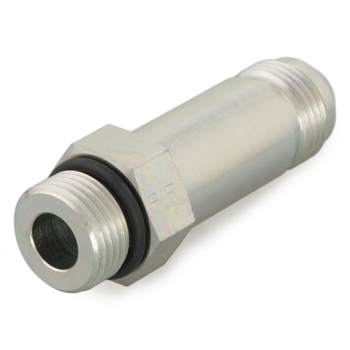 Adaptador Largo Recto Triple-Lok Parker 8 FF5OX-SS JIC 37° de 1/2 in a ORB Macho en Acero Inoxidable