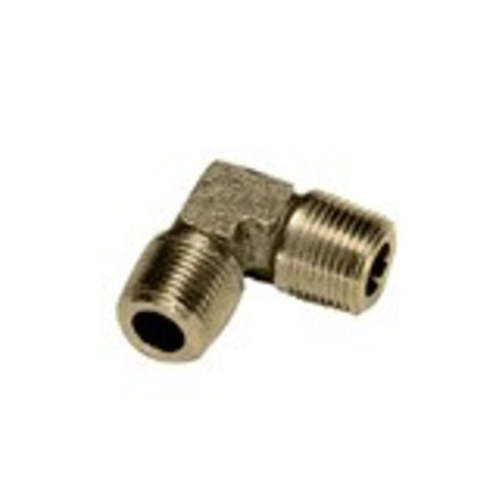 Adaptador Métrico Codo de 90° Parker 0152 13 13 Latón Unión R 1/4 BSPT Macho