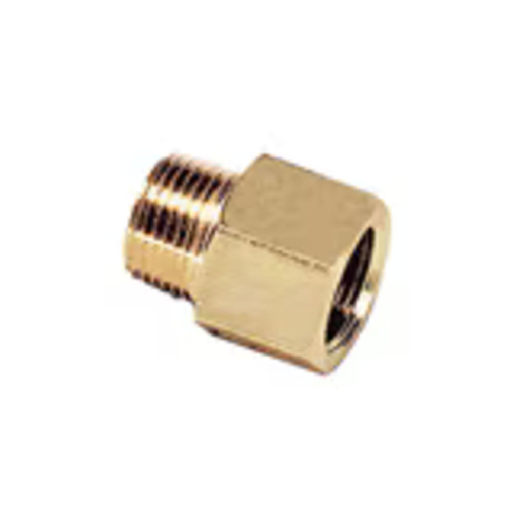 Adaptador Métrico Parker 0164 14 13 Latón 1/4 in NPT Macho a G 1/4 BSP ...