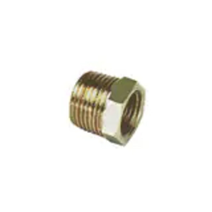 Adaptador Métrico Reductor Parker 0163 27 21 Latón R 3/4 BSPT Macho a G 1/2 BSPP Hembra