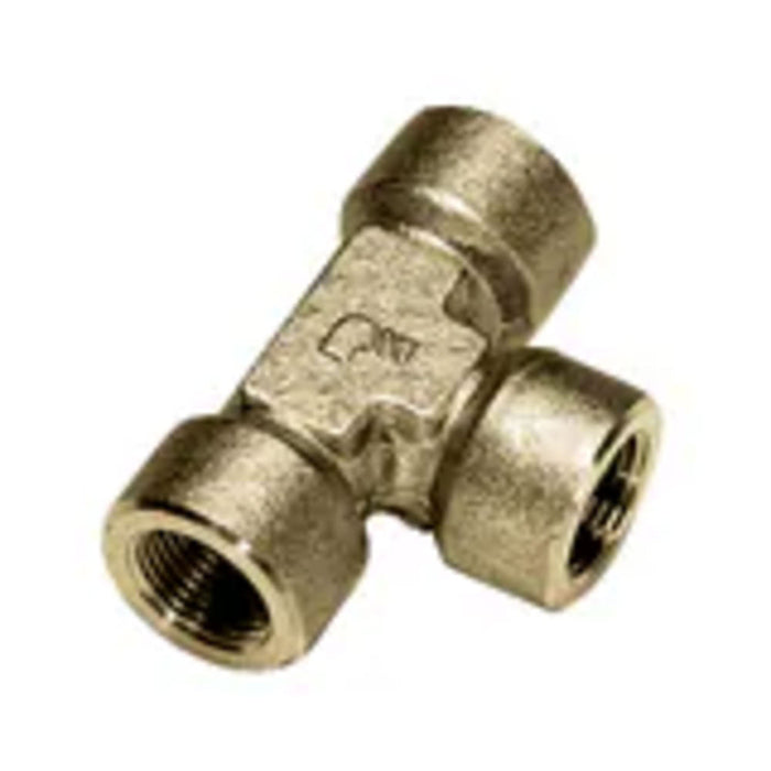 Adaptador Métrico en Tee Parker 0145 21 21 Latón con Rosca G 1/2 BSPP Macho