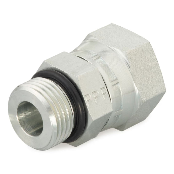 Adaptador Parker 0507-6-6 SAE ORB a NPSM Giratorio de 3/8 in
