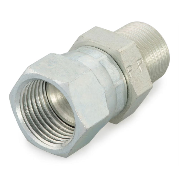 Adaptador Parker 10 F6X-S en Acero JIC Giratorio a NPT Recto
