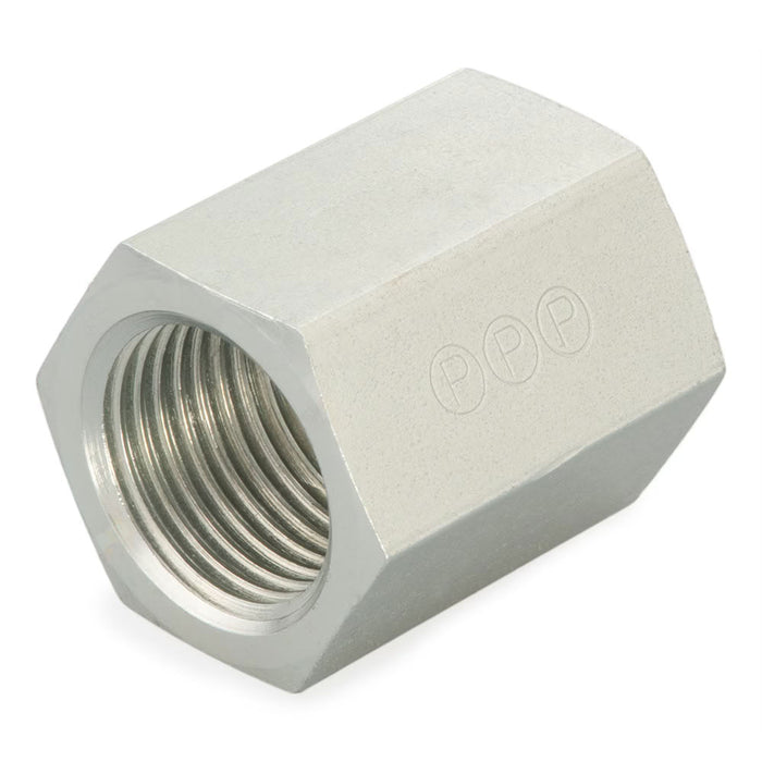 Adaptador Parker 1GG44MS Recto BSPP Hembra a BSPP Hembra en Acero