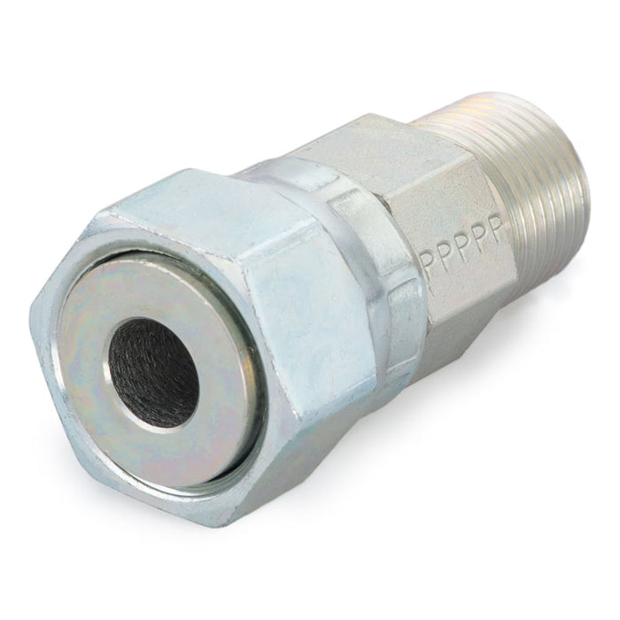 Adaptador Parker Seal-Lok 6 F6L-S Recto O-Ring Face Seal Hembra Giratoria a NPT Macho de 3/8 in en Acero