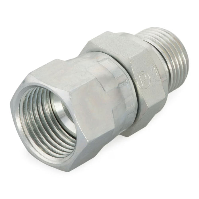 Adaptador Parker Triple-Lok 12F642EDMXS JIC 37° 3/4 in a BSPP 3/4-14 Macho de Acero