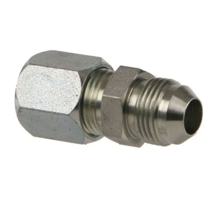 Adaptador Recto Parker 16 XHBU-SS JIC 37° de 1 in Macho a Ferulok 24° Flareless de de 1 in Macho en Acero Inoxidable