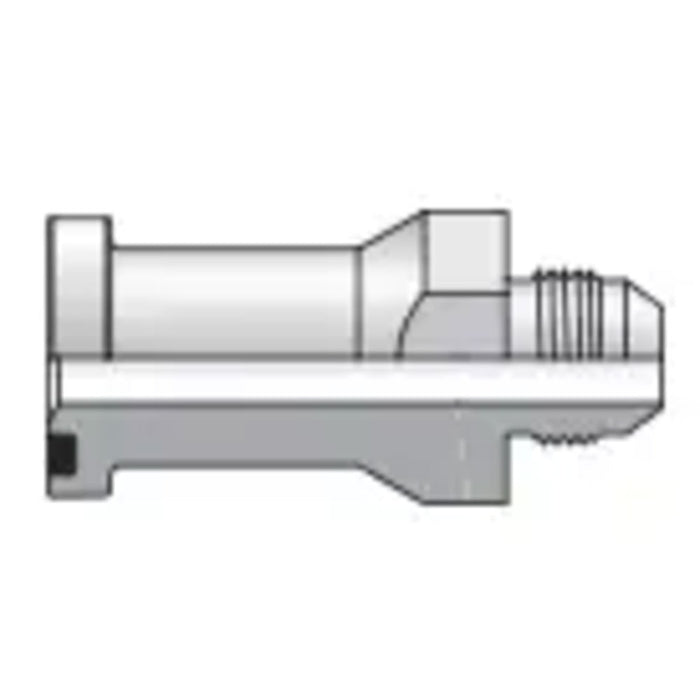 Adaptador Recto Parker 20 XHQ1-S Brida SAE J518 Código 61 a Conexión 37° Flare JIC de 1 1/4 in en Acero
