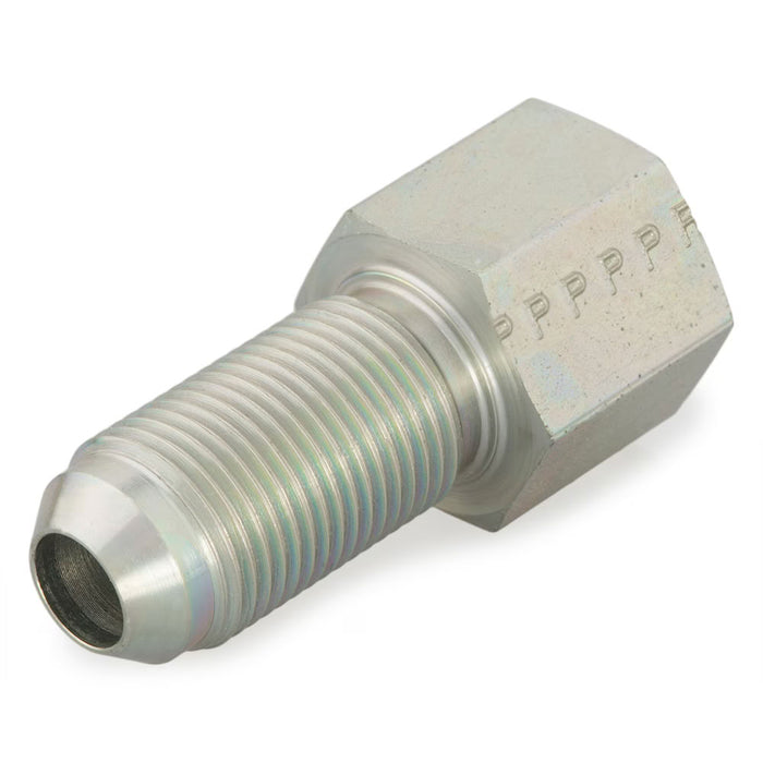 Adaptador Recto Parker 6 WGTX-WLN-S JIC 37° en Acero Bulkhead a NPT Hembra de 3/8 in