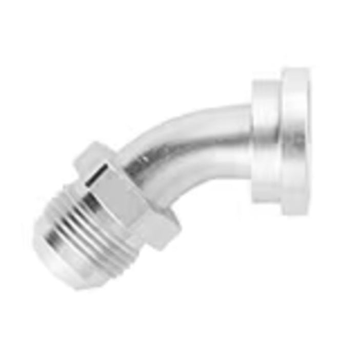 Adaptador de Codo de 45° con Flange SAE Code 61 Parker 17T3-24-24 a Rosca Macho JIC 37°