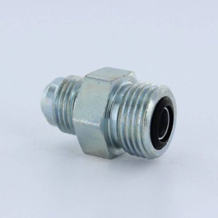 Adaptador de Conversión Parker 10 XHLO-S Acero 37° Flare JIC Macho a O-Ring Face Seal Macho para Tubo de 5/8 in 5000 psi