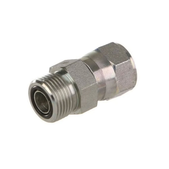 Adaptador de Conversion Parker 6 LOHX6-S JIC 37° Hembra Giratoria de 3/8 in a O Ring Face Seal 3/8 in Macho