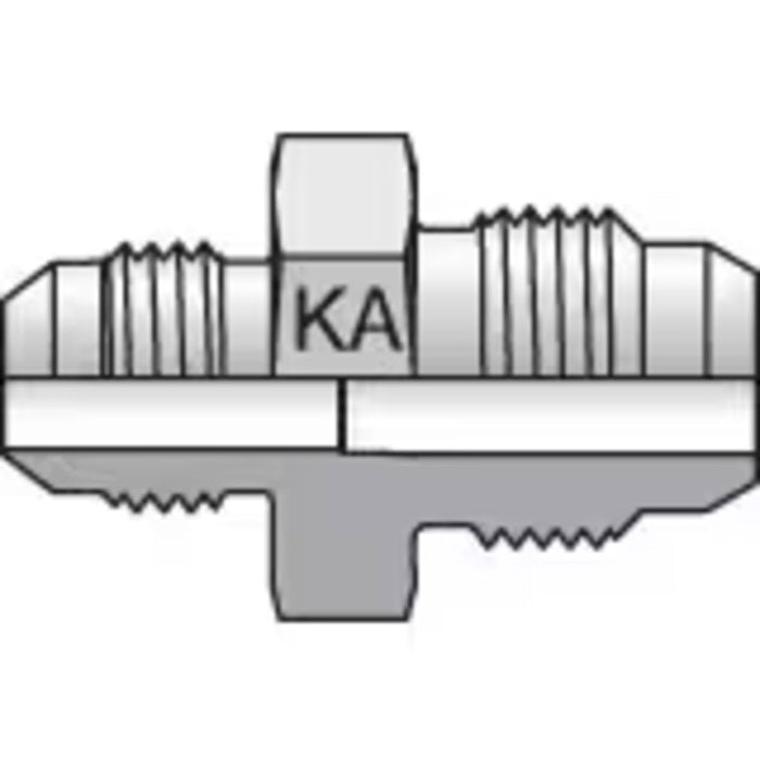 Adaptador de Manguera Komatsu Parker 10-10XHMKAS M24x1.5 a 37° Flare de 5/8 in