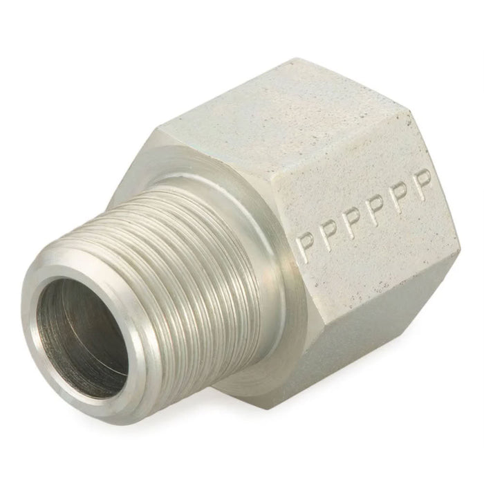 Adaptador de Rosca Parker 3/8FHG4-B de 3/8 in NPT Macho a G 3/8 BSPP Hembra en Latón