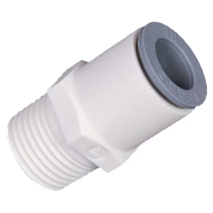 Adaptador de tubo a rosca LIQUIfit Legris 6505 06 10WP2 de polímero, 6 mm a R 1/8