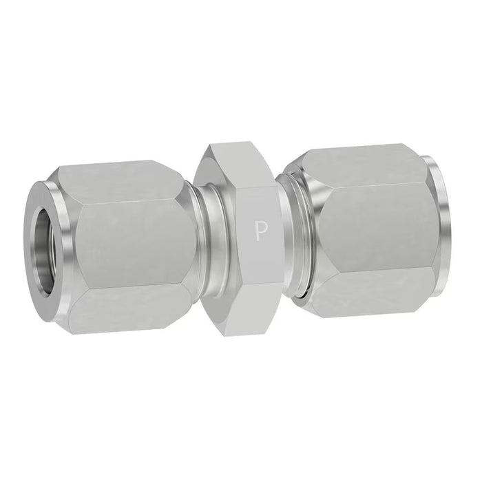 Adaptador en Acero Inoxidable Parker 12 HBU-SS Flareless de 3/4 in