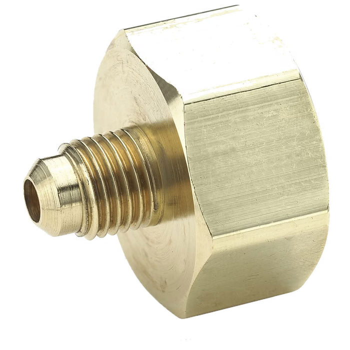 Adaptador para Barril Parker 1F-4-12 Abocinado 45° en Latón Conexión de 1/4 in a Hembra NPT de 3/4 in