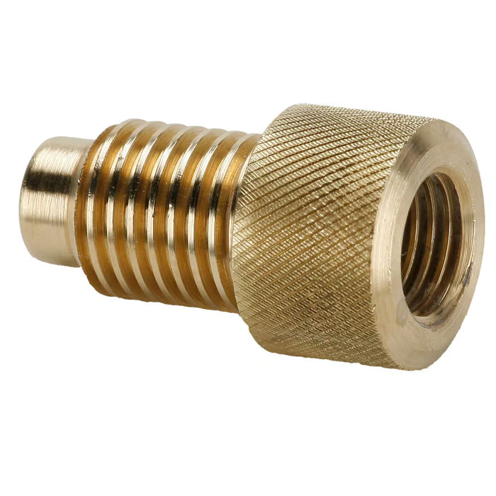 Adaptador para válvula de acceso Parker 880AC-8-4 de latón de 1/2 in ACME a 1/4 in flare hembra