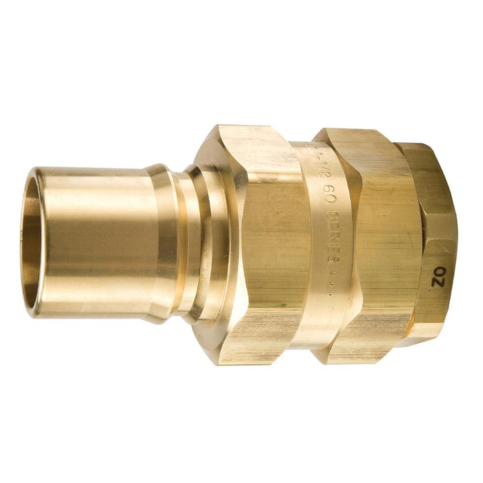 Niple Parker BH12-61N-BSPP — ISO 7241-B Latón 60 Series
