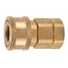 Acoplador Parker BVHC12-12F — Serie H Latón Valved 250°F