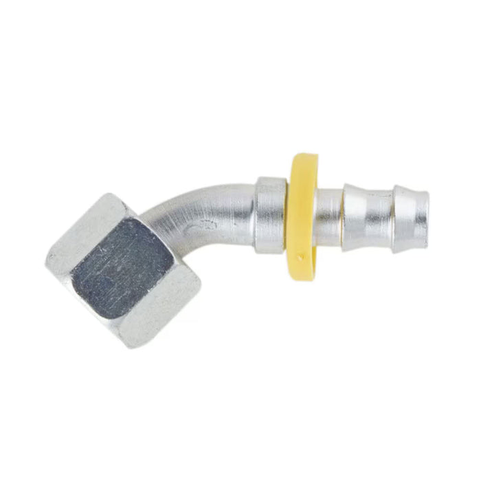 Codo 45° Parker 3J782-8-8 82 Serie Push On Seal-Lok Hembra Giratoria para Manguera -8 1/2 in Acero