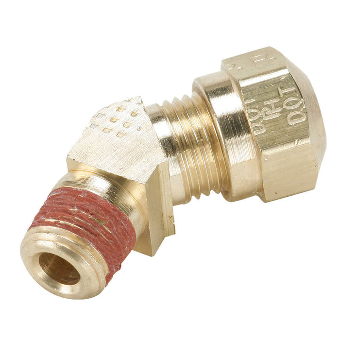 Codo de 45° Parker VS279NTA-12-8 compresión 3/4 in a pipe macho 1/2 in