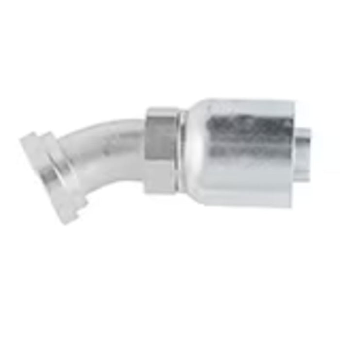 Codo Hidráulico de 30° Parker 12677-20-20 Series 77 Brida SAE 61 de 1 1/4 in para Manguera 1 1/4 in de Acero