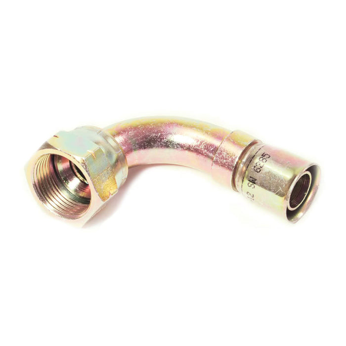 Codo Permanente de 90° Parker 17991N-6-6 Serie 91N para Manguera PTFE Hembra SAE 45°