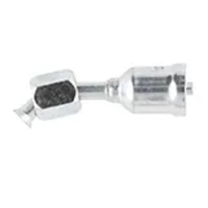 Codo de 45° Corto Crimpable Parker 13726-6-6 Serie 26 JIC 37° Hembra de 3/8 in en Acero