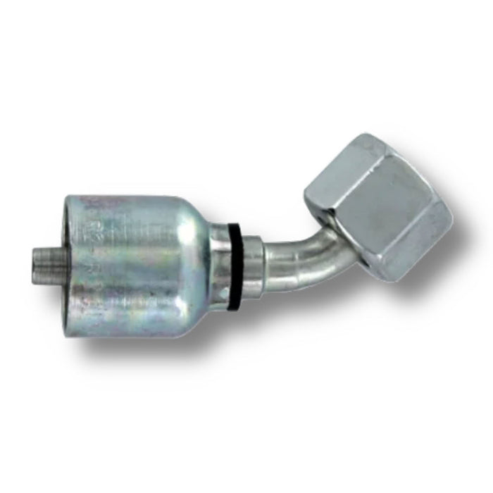 Codo de 45° Parker 10C43-12-6 Serie 43 Métrica S M20x1.5 con O-Ring