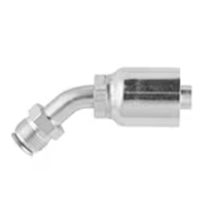 Codo de 45° Parker 16743-8-8 Serie 43 Macho Invertido SAE 45° Giratorio de 1/2 in