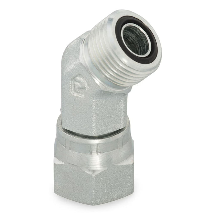 Codo de 45° Parker 16 V6LO-S Seal Lok O Ring Face Seal de 1 in en Acero