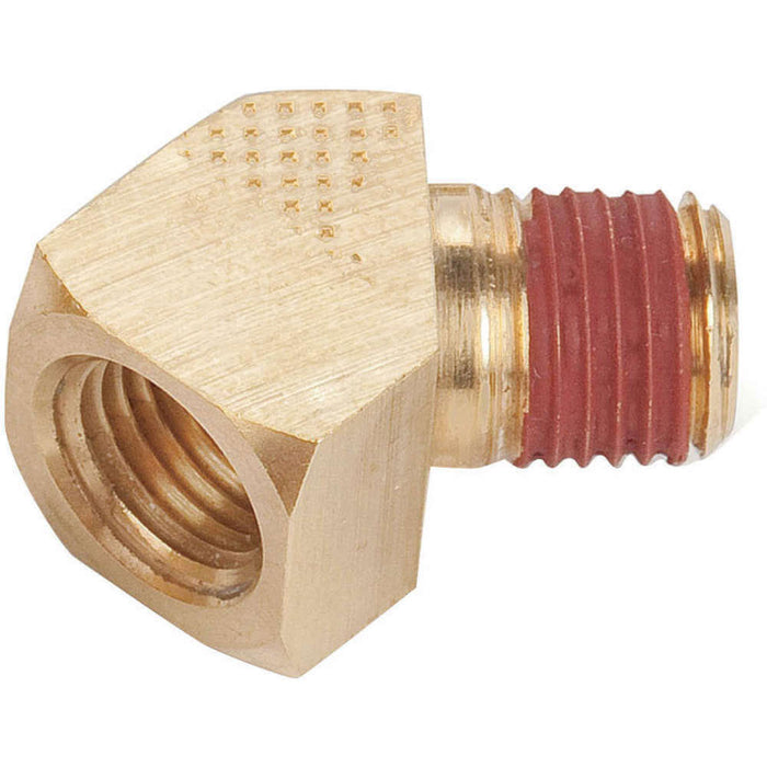 Codo de 45° Parker VS2214P-4-4 NPT Hembra a Macho de 1/4 in en Latón