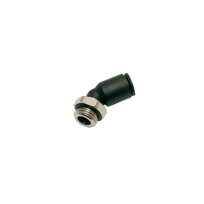Codo de 45° Stud Parker 3133 04 10 LF 3000 Push-to-Connect para Tubo de 4 mm a Macho BSPP G1/8