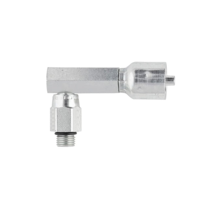 Codo de 90° Crimpable Parker 10L43-6-6 Serie 43 ORS con O-Ring de 3/8 in